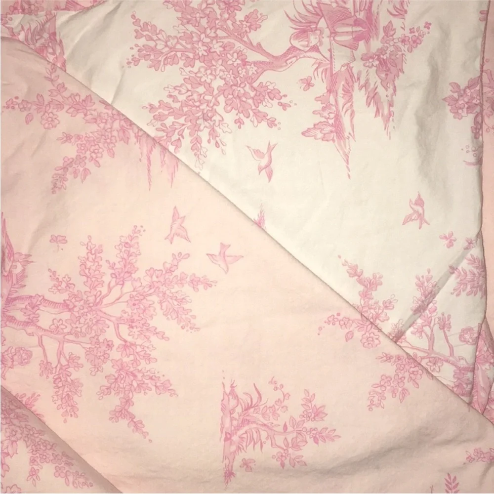 ISABELLE TOILE DUVET Cover & 2 PILLOWCASE  HOUSSE DE COUETTE pottery barn kids